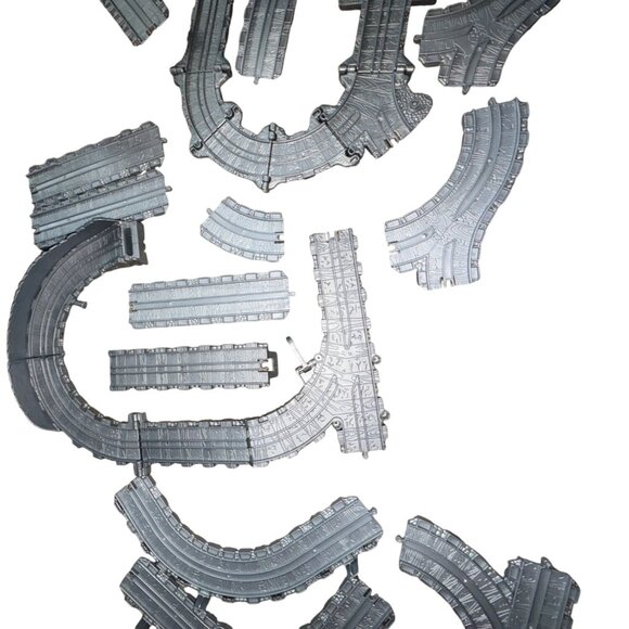 Thomas & Friends Plastic Train Track 25 Pc Lot-Used - Picture 3 of 7